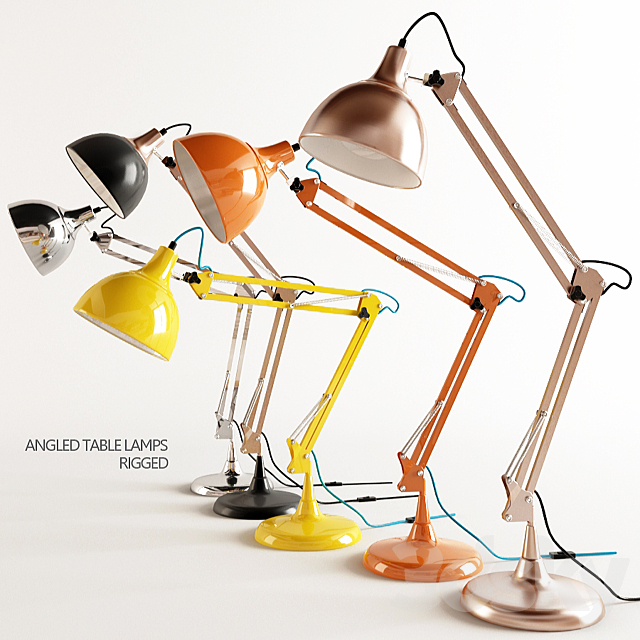 ANGLED TABLE LAMPS 3DSMax File - thumbnail 1