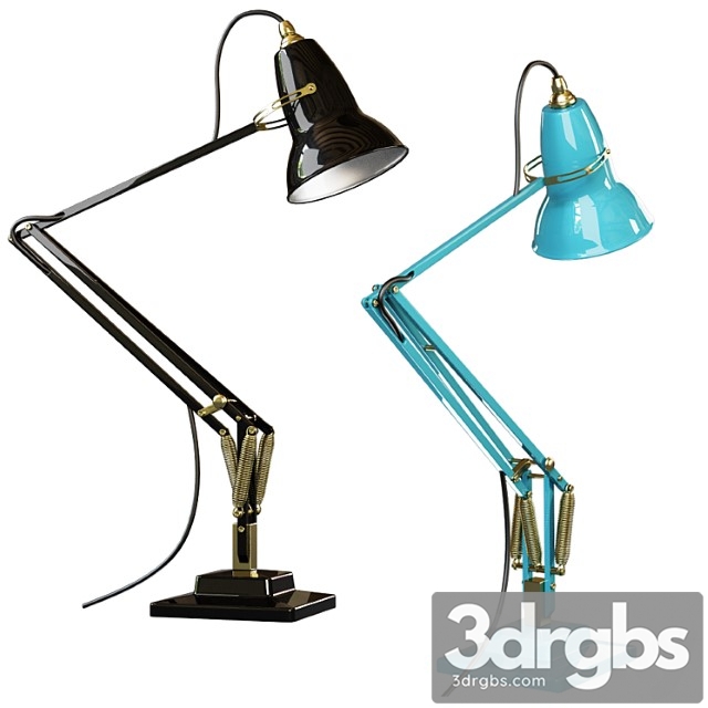 Anglepoise original 1227 ™ brass desk lamp 3dsmax Download - thumbnail 1