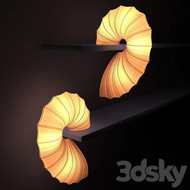 Aqua Creations SameSame Shelf Lamp 3ds Max - thumbnail 1