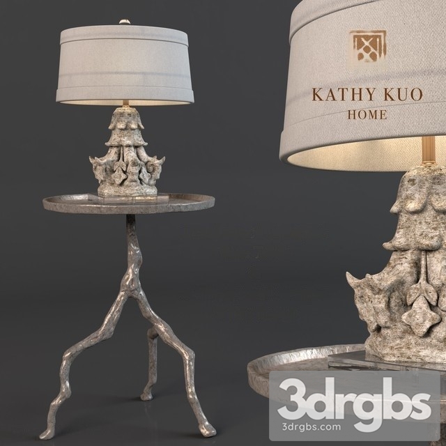 Architectural Antique White Lamp 3dsmax Download - thumbnail 1