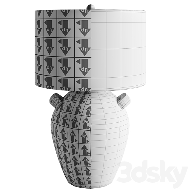 Arhaus Matilda Table Lamp 3DSMax File - thumbnail 3