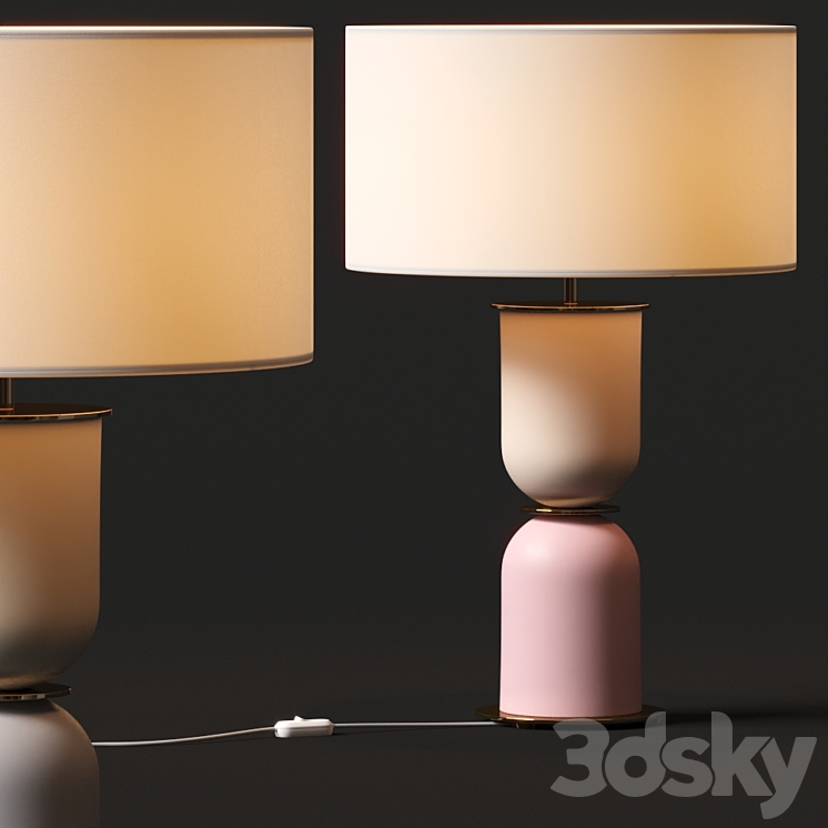 Aromas del Campo Copo Table Lamp 3DS Max Model - thumbnail 2