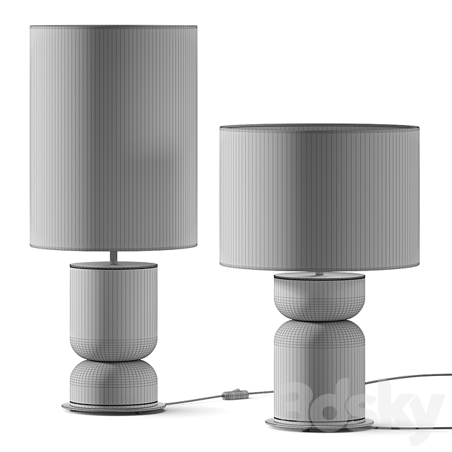 Aromas del Campo Got Table Lamps 3DS Max Model - thumbnail 4