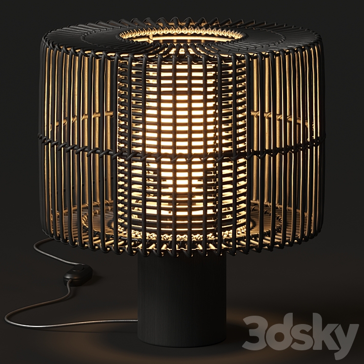 Aromas del Campo Hedula Table Lamp 3DS Max Model - thumbnail 2