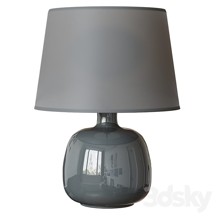 art. 10700056 TABLE LAMP GRAY TABLE LAMP 3DS Max - thumbnail 1