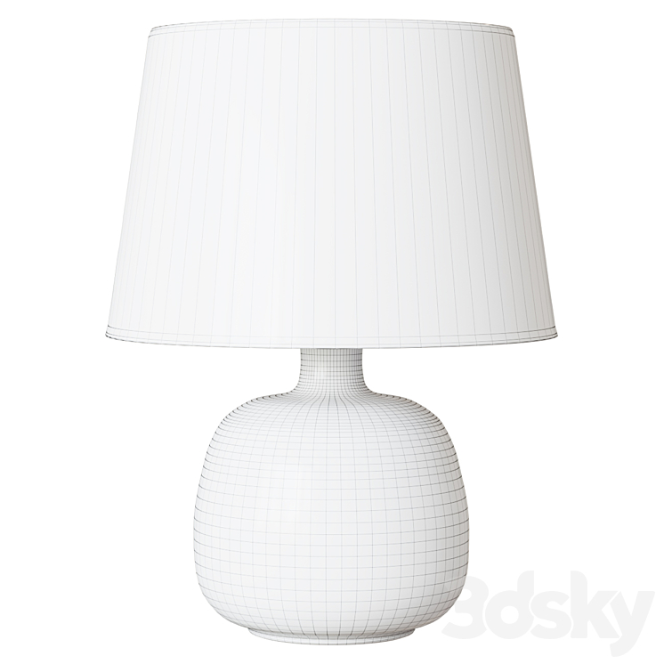 art. 10700056 TABLE LAMP GRAY TABLE LAMP 3DS Max - thumbnail 2