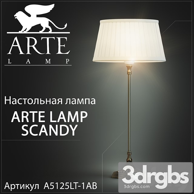 arte lamp scandy a5125lt-1ab 3dsmax Download - thumbnail 1