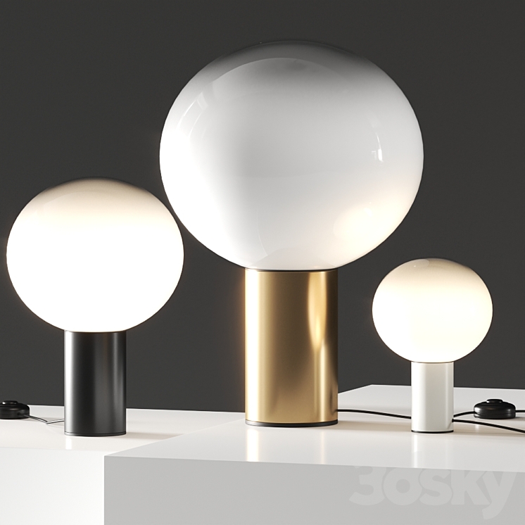 Artemide Laguna Table Lamps 3DS Max - thumbnail 1