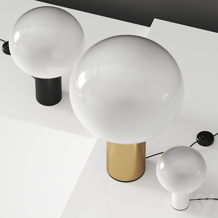 Artemide Laguna Table Lamps 3DS Max - thumbnail 2