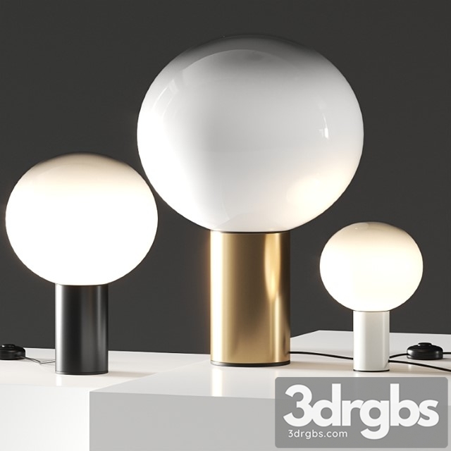 Artemide Laguna Table Lamps 3dsmax Download - thumbnail 1