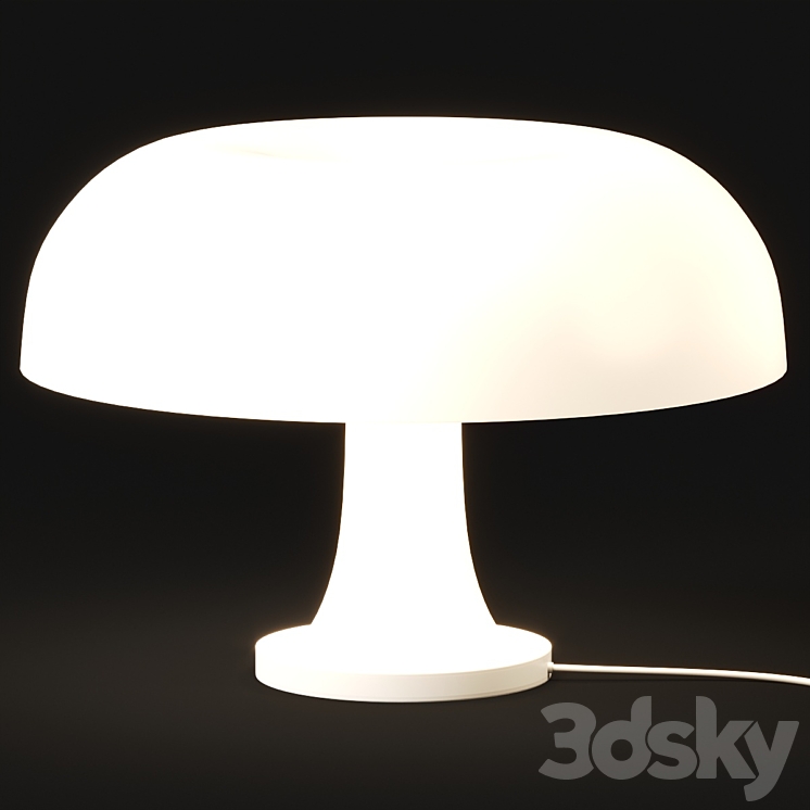 Artemide Nessino Table Lamp 3DS Max Model - thumbnail 2