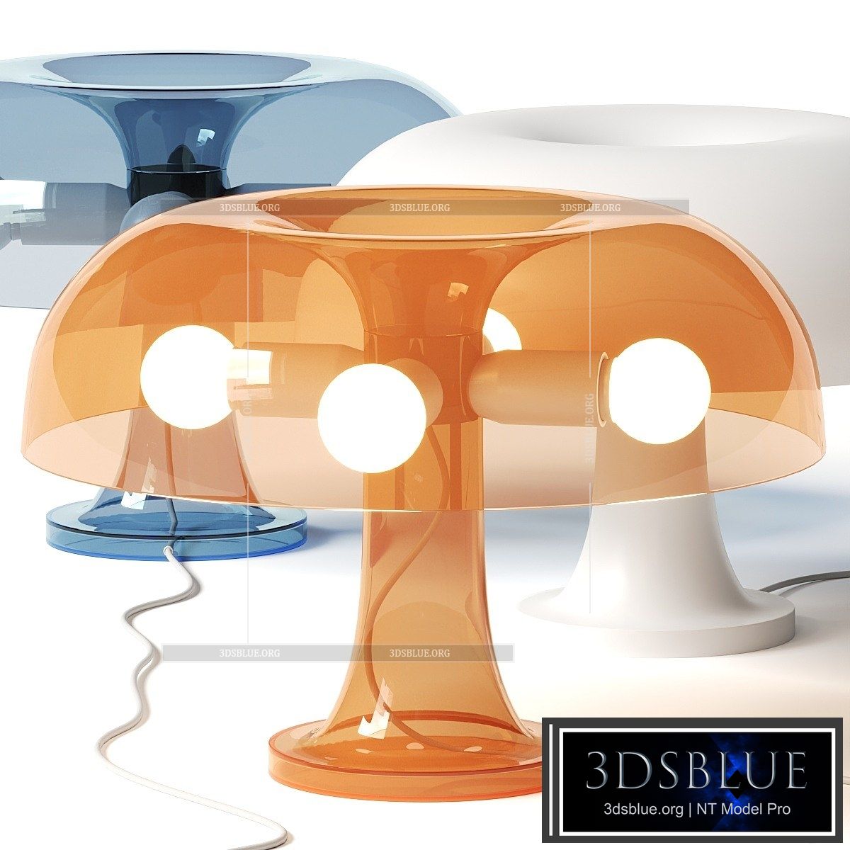 Artemide Nessino Table Lamp 3DS Max - thumbnail 3