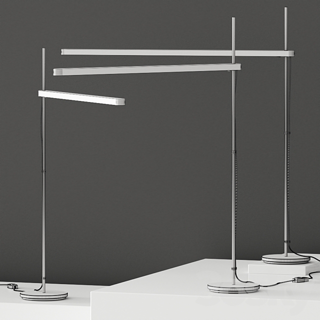 Artemide Talak Professional Table 3DS Max Model - thumbnail 3