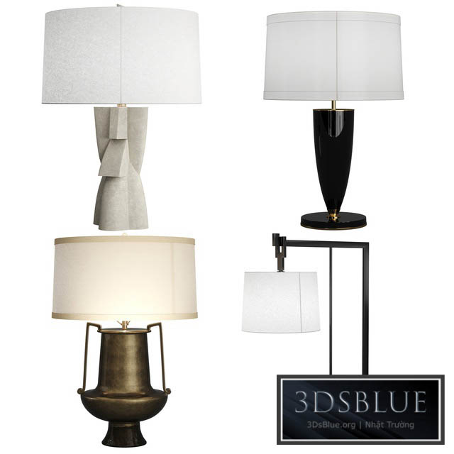 Arteriors 4 table lamps 3DS Max - thumbnail 3