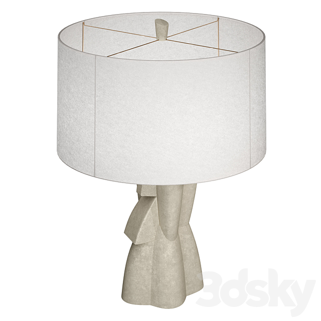 Arteriors 4 table lamps 3DSMax File - thumbnail 4