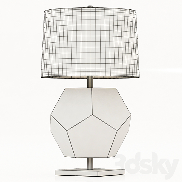 Arteriors Drea Lamp 3DS Max Model - thumbnail 2