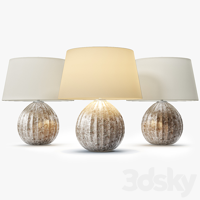 Arteriors Edaline Lamp 3DS Max Model - thumbnail 1