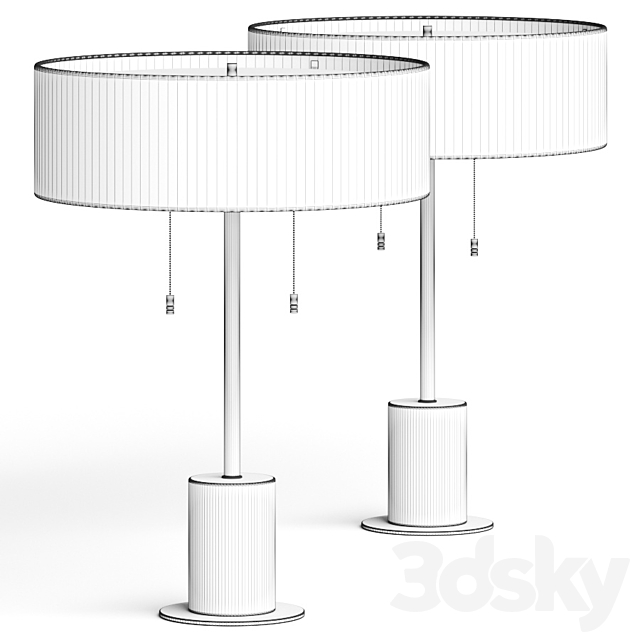 Arteriors Jadyn Table Lamp 3DS Max Model - thumbnail 2