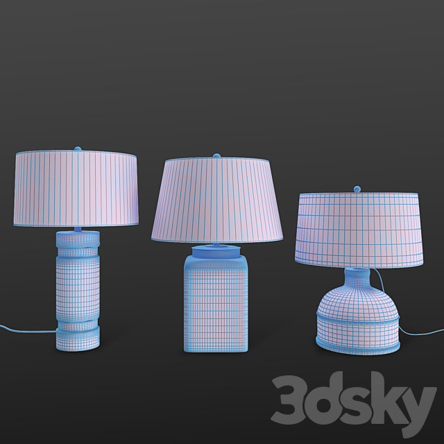 Arteriors – Table Lamps Set 3DSMax File - thumbnail 3