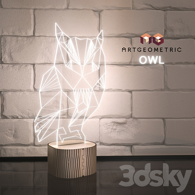 ArtGeometric OWL 3DSMax File - thumbnail 1