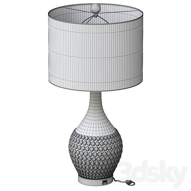 Asher Table Lamp Set with USB 3DSMax File - thumbnail 5