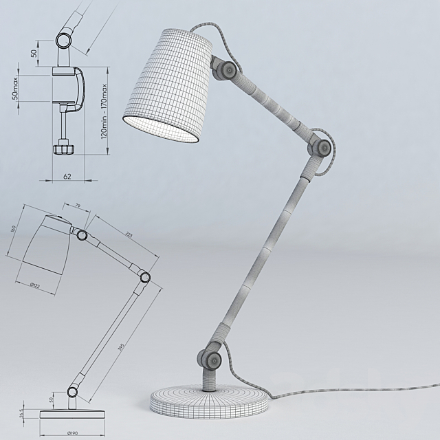 Astro Atelier table lamp 3DSMax File - thumbnail 3