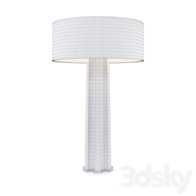 Athena table lamp 3DSMax File - thumbnail 4