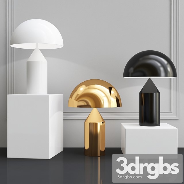 Atollo Table Lamp 2 3dsmax Download - thumbnail 1