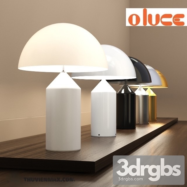 Atollo Table Lamp 3dsmax Download - thumbnail 1