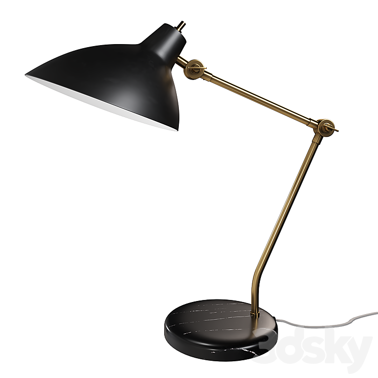 Audrey Coulee desk lamp 3DS Max Model - thumbnail 1