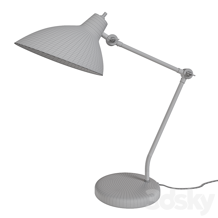 Audrey Coulee desk lamp 3DS Max Model - thumbnail 2