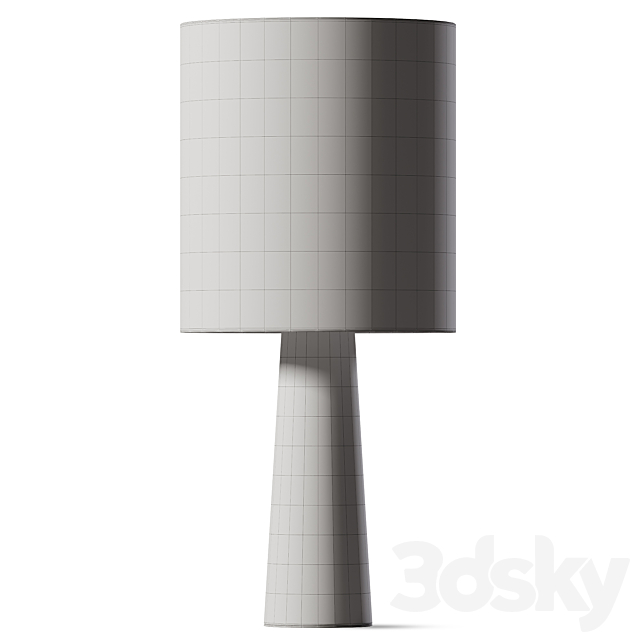 Ava Blush  Natural Table Lamp 3ds Max - thumbnail 2