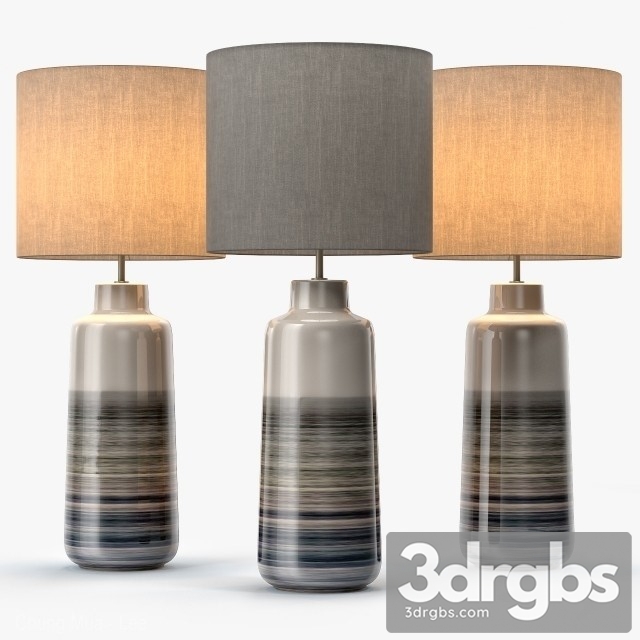 Bacari Large Table Lamp 3dsmax Download - thumbnail 1