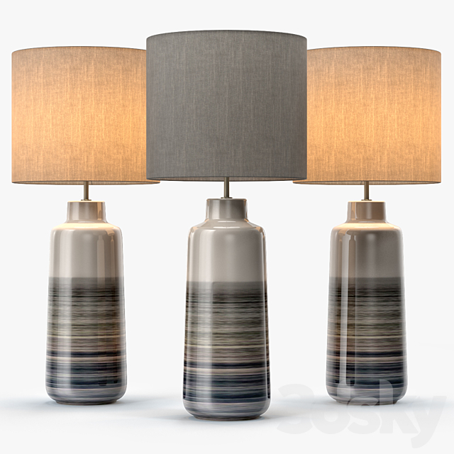 Bacari Large Table Lamp 3DSMax File - thumbnail 1