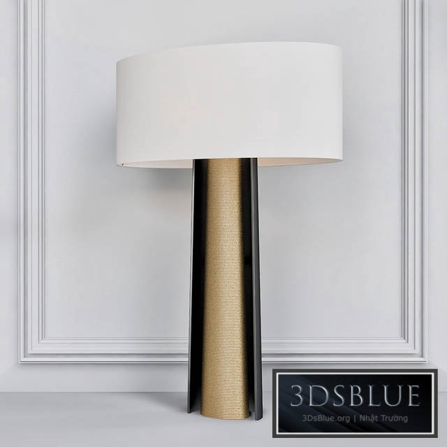 Baker Cloak table lamp 3DS Max - thumbnail 3