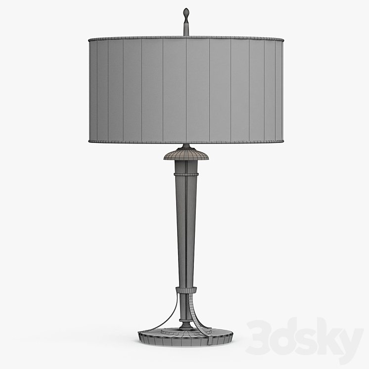 Baker – Couture Lamp 3DS Max - thumbnail 2