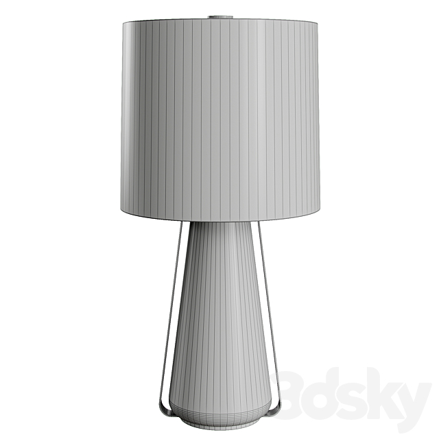 Baker lanterna rosa table lamp 3DS Max Model - thumbnail 5