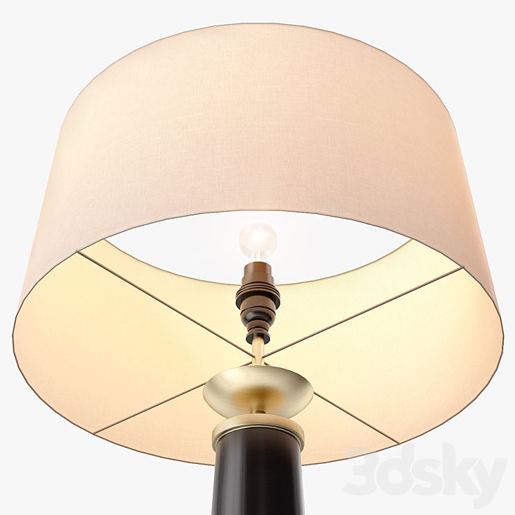 Baker Olympia Table Lamp 3DS Max - thumbnail 2