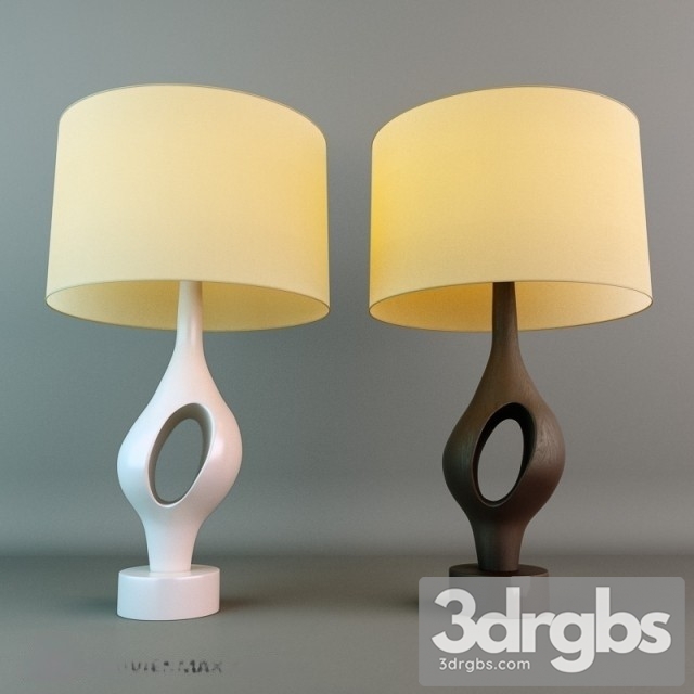 Baker Pagani Anneau Table Lamp 3dsmax Download - thumbnail 1