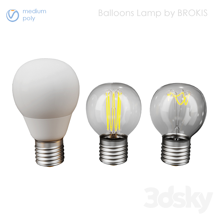 Balloon Lamp by Brokis 3DS Max Model - thumbnail 2