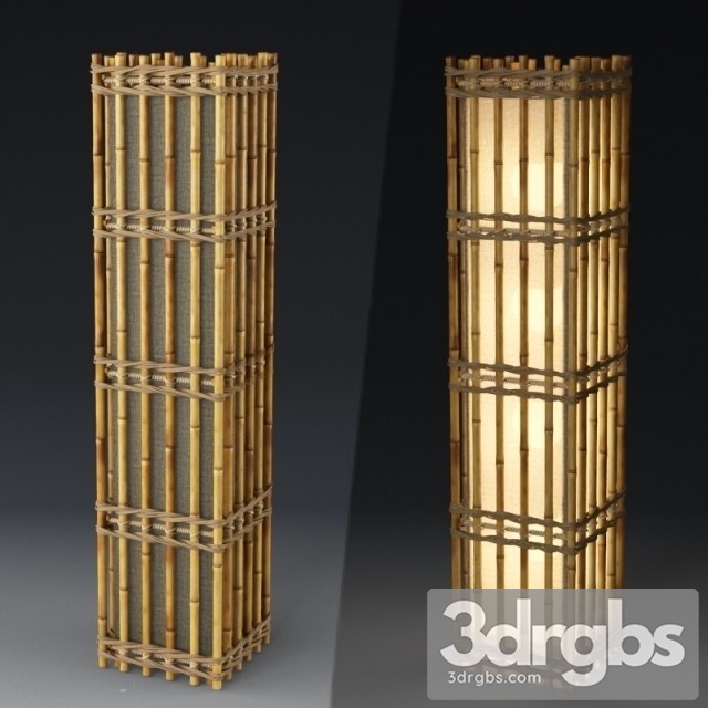 Bamboo Lamp 3dsmax Download - thumbnail 1