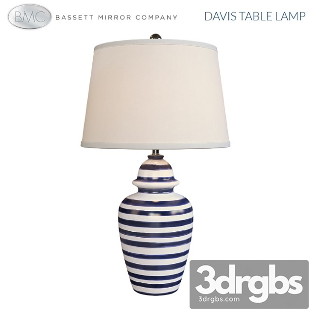 Bassett Mirror Davis Table Lamp 3dsmax Download - thumbnail 1