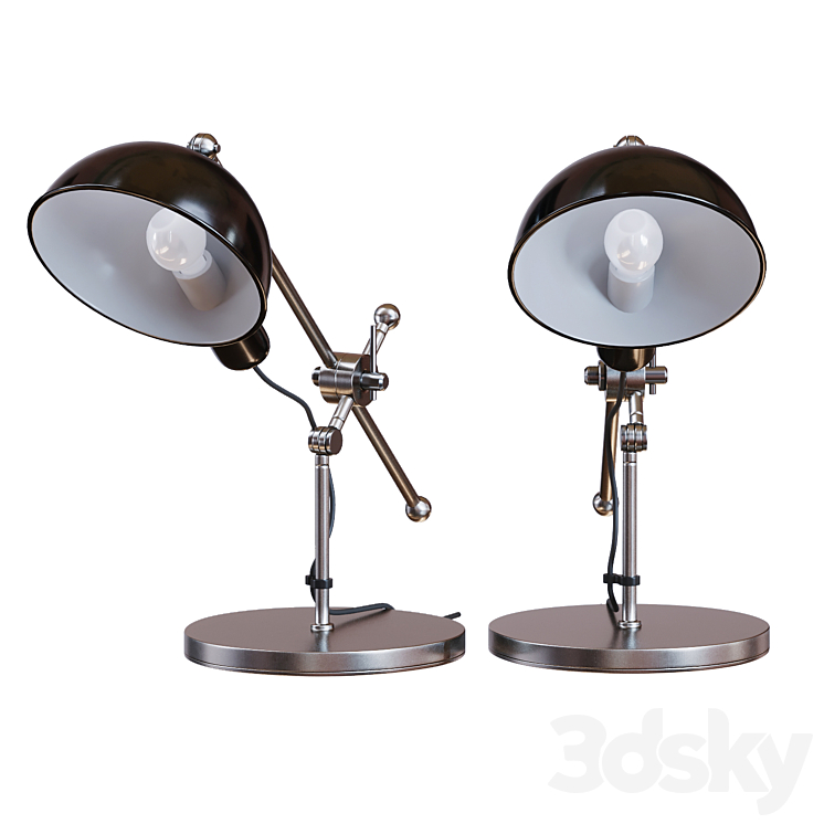 Bauhaus Table lamp SF 27 3DS Max Model - thumbnail 1