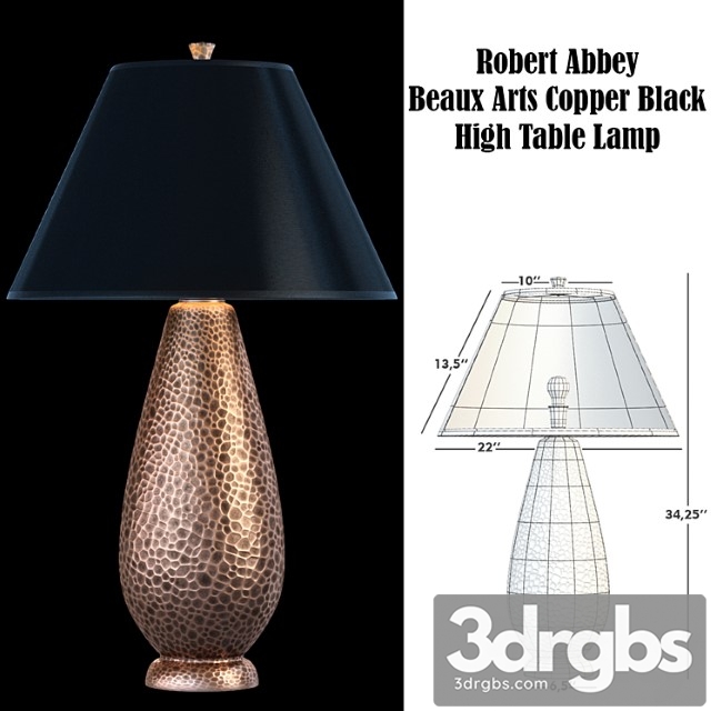 Beaux arts table lamp 3dsmax Download - thumbnail 1