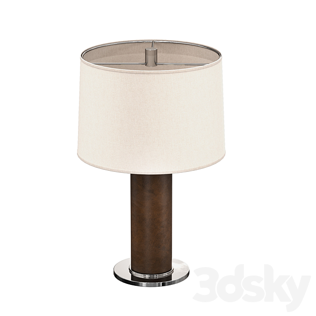 Beckford Leather Table Lamp 3ds Max - thumbnail 2