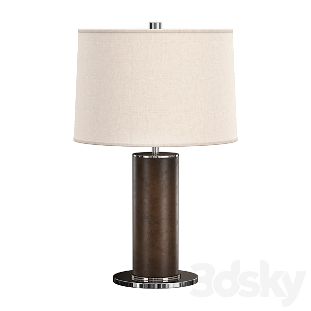 Beckford Leather Table Lamp 3ds Max - thumbnail 3