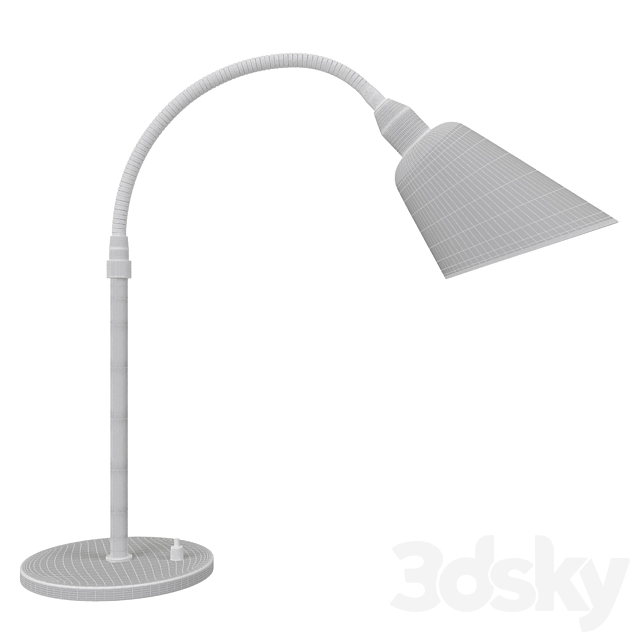 Bellevue AJ8 Lamp 3DS Max Model - thumbnail 2