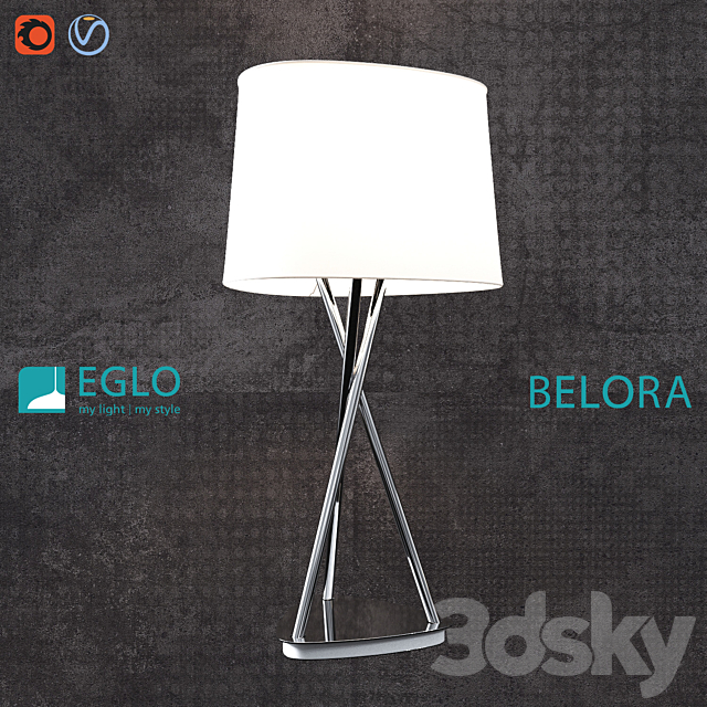 Belora EGLO Lamp 3DSMax File - thumbnail 1