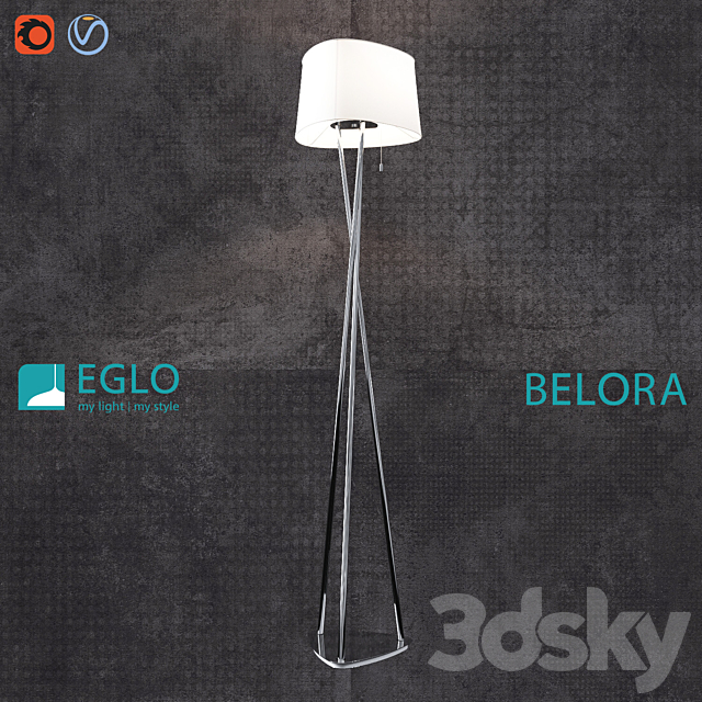 Belora EGLO Lamp 3DSMax File - thumbnail 2