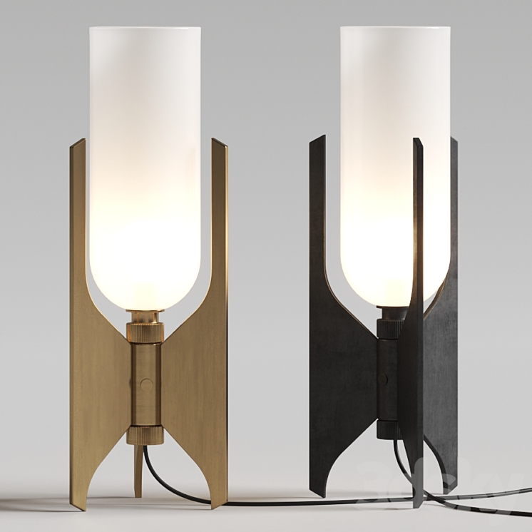 Bert Frank Pennon Table Lamp 3DS Max - thumbnail 1